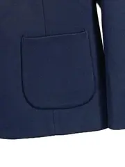 Vorschaubild 3 von Damen Blazer Sakko Gr. 40 Blau Viskose Klassisch Business