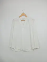 Vorschaubild 2 von Damen Hemdbluse Business Weiß Gr. 34/XS Langarm