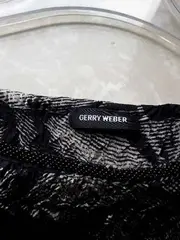 Vorschaubild 3 von Bluse Damen 38/M Schwarz Floral Elegant Casual