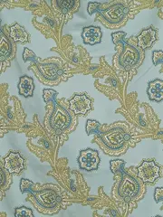 Vorschaubild 3 von Damen Bustier Top Gr. 34 Blau Paisley Muster Casual Bohemian