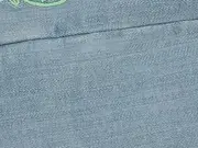 Vorschaubild 6 von Mädchen Jeans Shorts Gr. 116 Blau Tiermotive Stickerei Casual