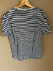 Vorschaubild 2 von Herren T-Shirt gestreift Blau Gr. S Preppy