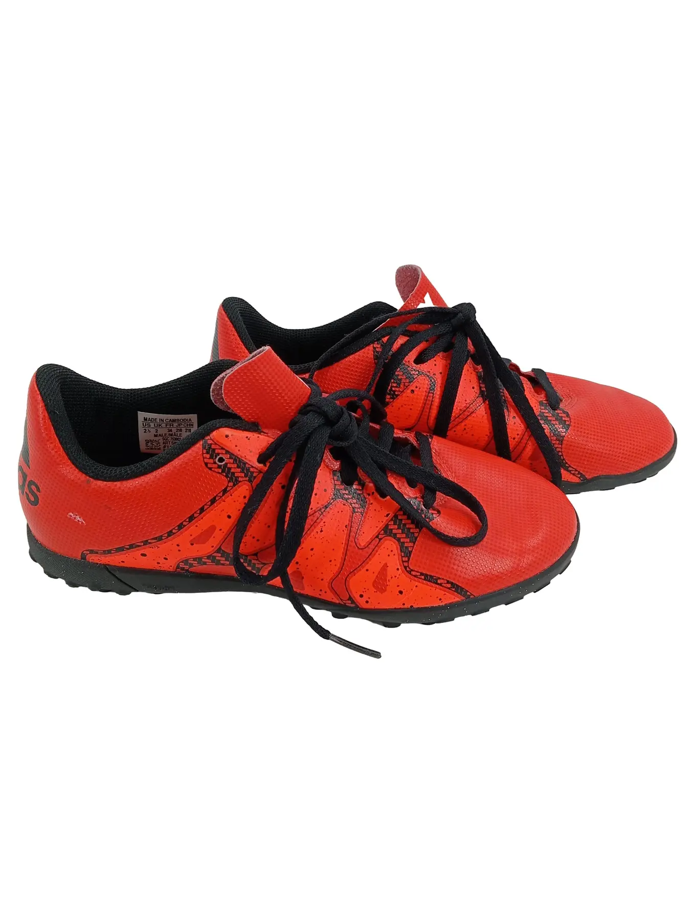 ADIDAS Fussballschuhe Kinder Gr. 34 Rot Sportlich