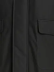 Vorschaubild 3 von Herren Übergangsmantel Klassisch Schwarz Gr. 56/3XL Polyester