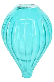 Vorschaubild 2 von Vase Modern Türkis Glas 16cm bauchig Dekovase