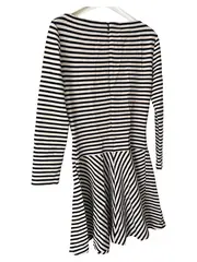 Vorschaubild 2 von Freizeitkleid gestreift maritim Minikleid Damen Schwarz Gr. 36/S