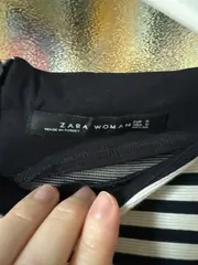 Vorschaubild 6 von Freizeitkleid gestreift maritim Minikleid Damen Schwarz Gr. 36/S