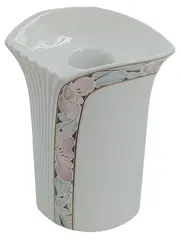 Vorschaubild 1 von AK KAISER Kerzenhalter Tivoli Porzellan Weiß Elegant Blumen 12 cm