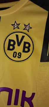 Vorschaubild 2 von Borussia Dortmund Fußball Trikot Kinder 176 Gelb Sportlich Evonik