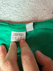 Vorschaubild 4 von Damen T-Shirt Grün Gr. 36/S Viskose Casual