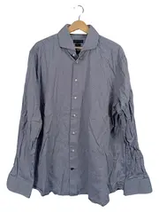 Vorschaubild 1 von Herren Business Hemd Blau Gr. 46/S Baumwolle Langarm