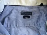 Vorschaubild 3 von Herren Business Hemd Blau Gr. 46/S Baumwolle Langarm