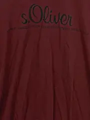 Vorschaubild 3 von T-Shirt Herren XL Rot Casual Logo-Print