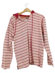 Vorschaubild 1 von TCM Damen Pullover Hoodie gestreift Mehrfarbig Gr. 40/42 Casual Baumwolle