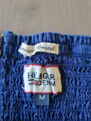 Vorschaubild 2 von Sommerkleid Damen Gr. M Blau Casual Trägerlos