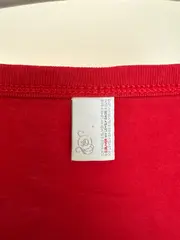 Vorschaubild 3 von Damen Top Shirt Rot Gr. 42/XL Casual Baumwolle