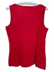 Vorschaubild 2 von Damen Top Shirt Rot Gr. 42/XL Casual Baumwolle