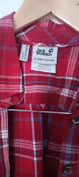 Vorschaubild 5 von Damen Karo Freizeithemd Rot Gr. 36/S Langarm Baumwolle