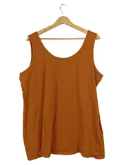 Vorschaubild 1 von Damen Tanktop Top Gr. 52 Orange Casual Ärmellos