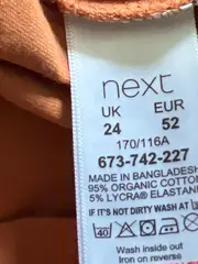 Vorschaubild 5 von Damen Tanktop Top Gr. 52 Orange Casual Ärmellos