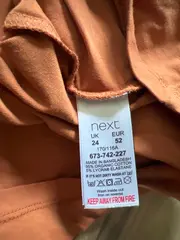 Vorschaubild 4 von Damen Tanktop Top Gr. 52 Orange Casual Ärmellos