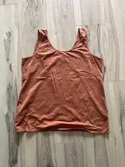 Vorschaubild 2 von Damen Tanktop Top Gr. 52 Orange Casual Ärmellos
