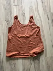 Vorschaubild 3 von Damen Tanktop Top Gr. 52 Orange Casual Ärmellos