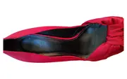Vorschaubild 2 von Pumps Elegant Rot Textil Schleife High Heels Party Gr. 37