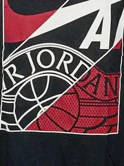 Vorschaubild 4 von Jordan Air T-Shirt Kinder Gr. 147-163 cm Schwarz Logo-Print Baumwolle