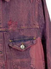 Vorschaubild 3 von Herren Jeansjacke L Mehrfarbig Streetwear Baumwolle