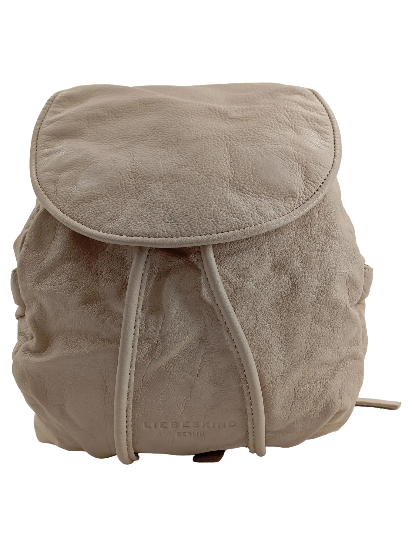 LIEBESKIND BERLIN Damen Rucksack Beige Leder Casual Freizeit