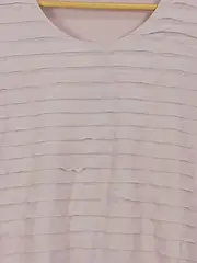 Vorschaubild 2 von Damen T-Shirt Gr. 40 Rosa Feminin Strukturmuster