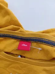 Vorschaubild 3 von Kinder Langarmshirt Gr. 116/122 Gelb Casual mit Eisbär Motiv