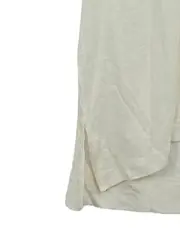 Vorschaubild 4 von Damen T-Shirt Leinen Gr. M Beige Basic Kurzarm