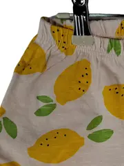 Vorschaubild 2 von Baby Mädchen Shorts Zitronenmuster Gr. 86 12-18 Monate Gelb