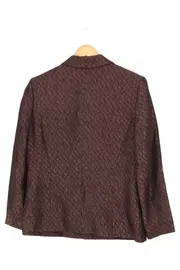 Vorschaubild 2 von FRANKENWäLDER Damen Blazer Gr. 40/L Lila Elegant Klassisch Strukturmuster