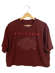 Vorschaubild 1 von Jordan Air Damen Cropped T-Shirt Logo Print Rot L