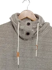 Vorschaubild 2 von EDC Herren Pullover Strickpullover Rollkragen Gr. M Beige Casual