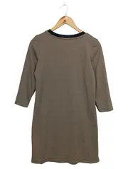 Vorschaubild 3 von Damen Etuikleid Gr. 34/XS Braun Kariert Business Klassisch