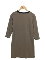 Vorschaubild 2 von Damen Etuikleid Gr. 34/XS Braun Kariert Business Klassisch