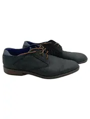 Vorschaubild 1 von Herren Schnürschuhe Business Gr. 45 Blau Strukturmuster Elegant