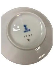 Vorschaubild 2 von Tasse Elegant Rosen Blumenmuster Weiß 6 cm Vintage