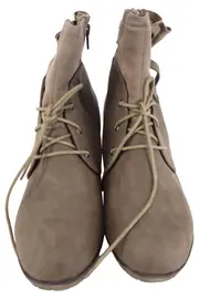 Vorschaubild 2 von Damen Stiefelette Gr. 39 Grau Klassisch Elegant Schnürstiefelette