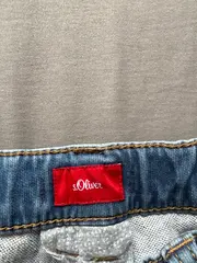 Vorschaubild 3 von Jeans Shorts Mädchen Gr. 146 Blau Bermuda Denim