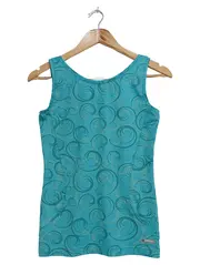 Vorschaubild 2 von Damen Sport Shirt Gr. 36/S Blau Tanktop Fitness Laufshirt