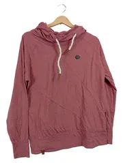 Vorschaubild 1 von Damen Kapuzenpullover Hoodie Rosa Meliert Baumwolle Gr. 42 XL