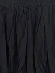 Vorschaubild 2 von Damen Faltenrock Gr. 38/M Schwarz Basic Viskose Minirock