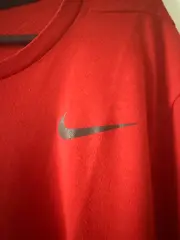 Vorschaubild 2 von Sport Shirt Herren Gr. L Rot Dri-Fit Trainingsshirt Kurzarm
