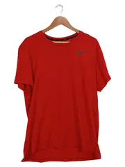 Vorschaubild 1 von Sport Shirt Herren Gr. L Rot Dri-Fit Trainingsshirt Kurzarm