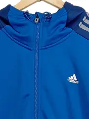 Vorschaubild 3 von Trainingsjacke Herren Blau XL Sport Kapuze Polyester